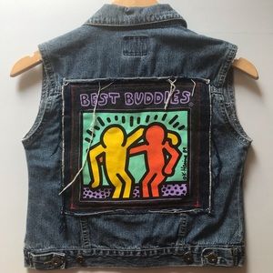 Keith haring best buddies cut and sew vest